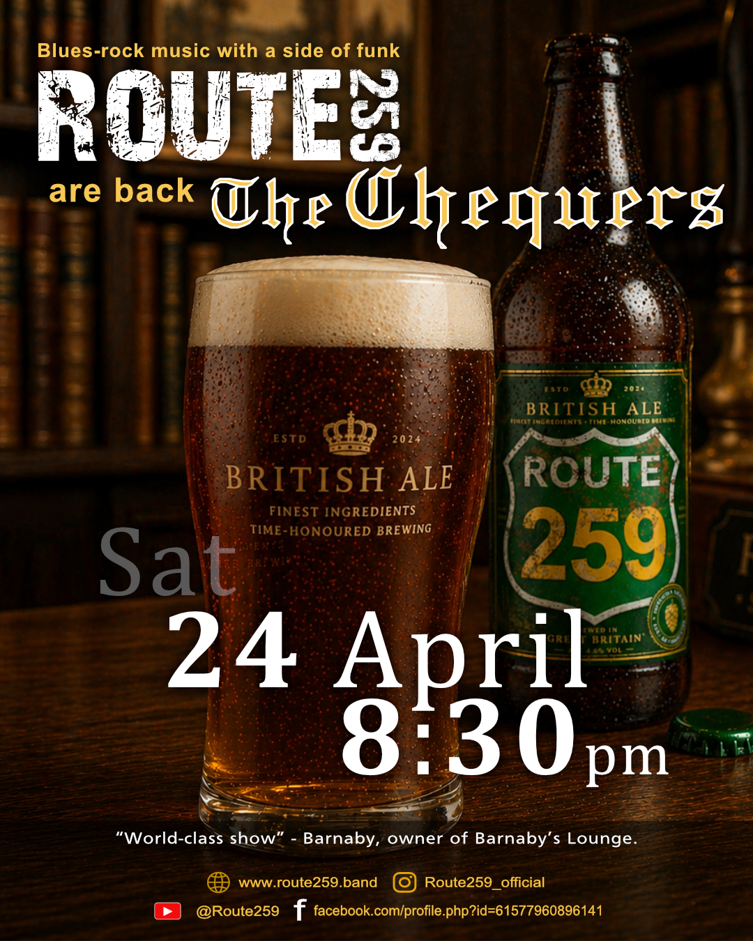 What'll you have? The Chequers in 